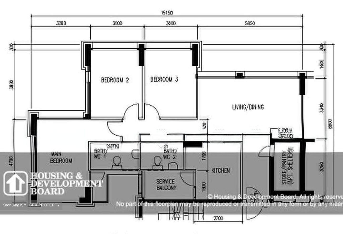 Blk 699C Hougang Street 52 (Hougang), HDB 4 Rooms #568067021